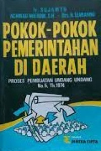 pokok-pokok pemerintahan di daerah