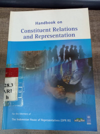 Handbook on constituent relations and representation