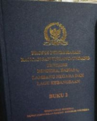 Proses pembahasan rancangan undang-undang tentang bendera, bahasa, lambang negara dan lagu kebangsaan (buku 2)