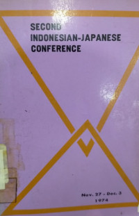 Second Indonesian-Japanese Conference