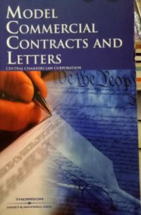 Model commercial contract and letters