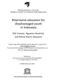 Alternative education for disadvantaged youth in indonesia