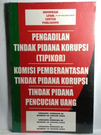 Pengadilan tindak pidana korupsi (TIPIKOR)