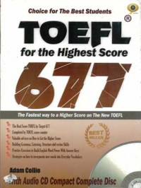 Choice for the best students TOEFL for the highest score 677