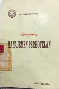 Pengantar Manajemen Perhotelan