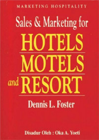 Sales & Marketing for Hotels Motels and Resort