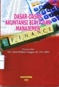 Dasar-Dasar Akuntansi Biaya Dan Manajemen