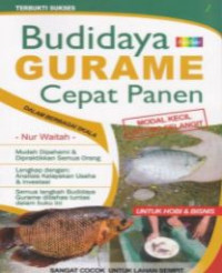 Budidaya gurame cepat panen