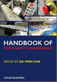 Handbook of food safety engineering