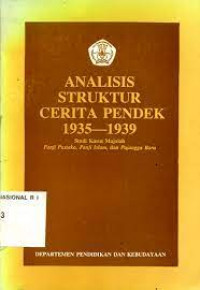 Analisis struktur cerita pendek : majalah horison 1966-1970 tema dan penokohan