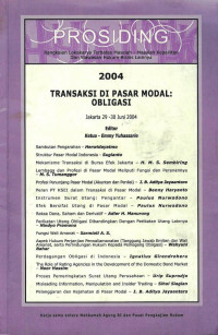 Transaksi di pasar modal : obligasi